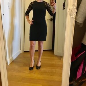 Express black mini dress